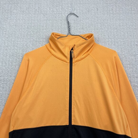 O'neill Men M Full-Zip Fleece Mid Layer Sweater Jacket Orange / Black Snowboard - Picture 2 of 14